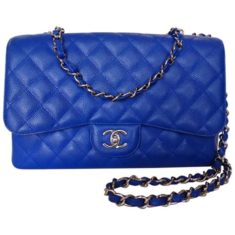 sac chanel bleu roi